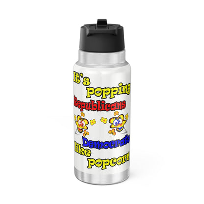 popping like popcorn - Gator Tumbler, 32oz (white)