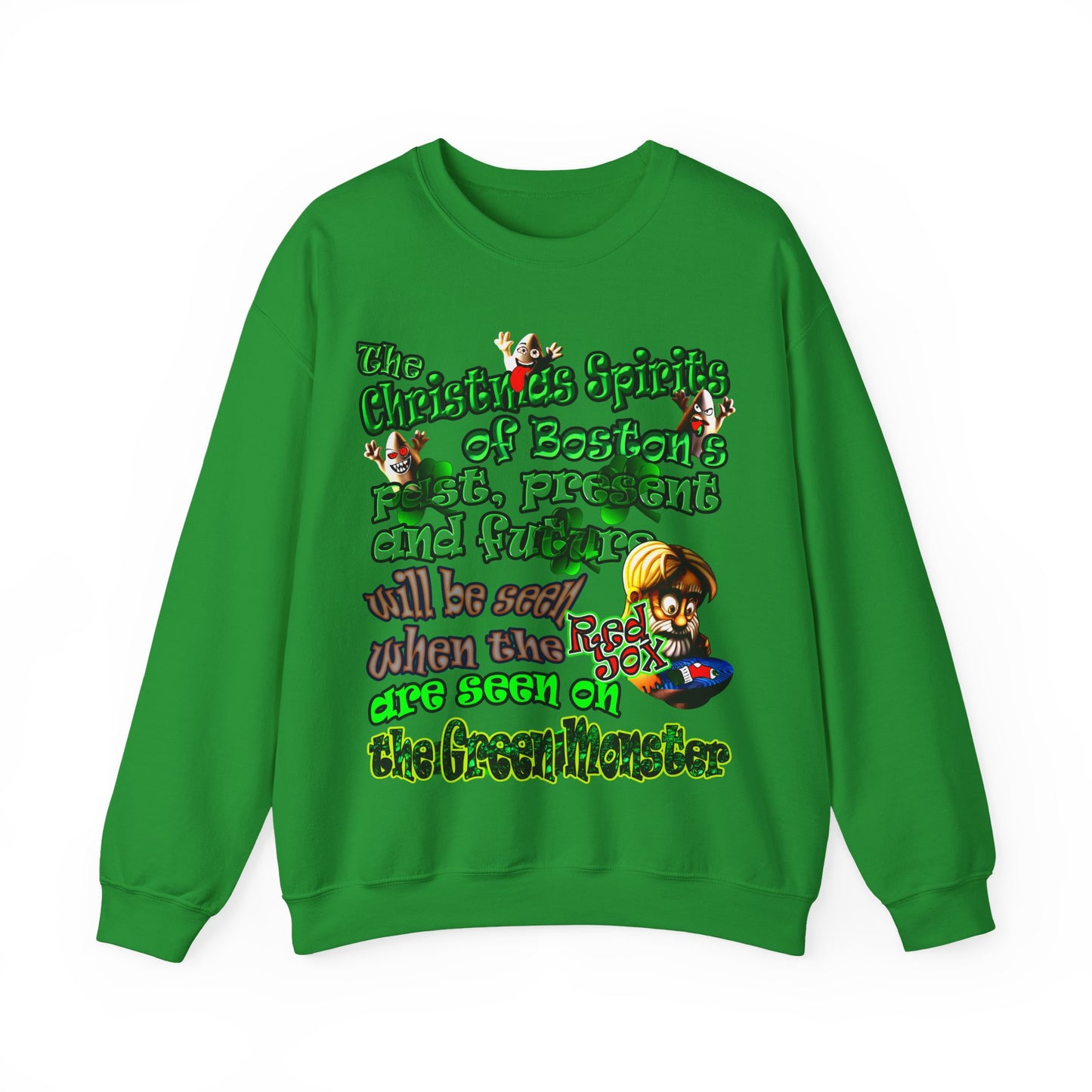 christmas spirits of boston - Unisex Heavy Blend™ Crewneck Sweatshirt