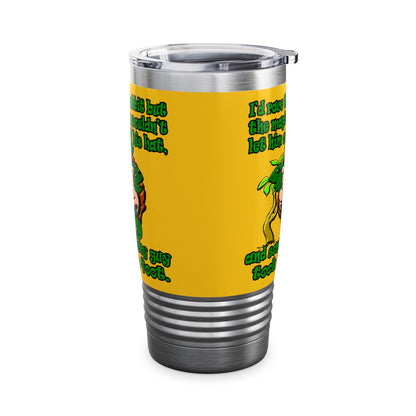 turtle race - Ringneck Tumbler, 20oz (yellow)