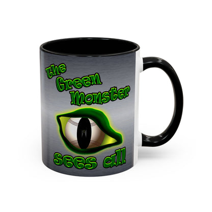 green monster - Accent Mug (brushed nickel)