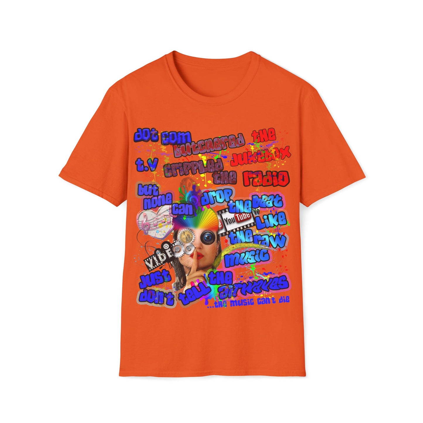 drop the beat - Unisex Softstyle T-Shirt