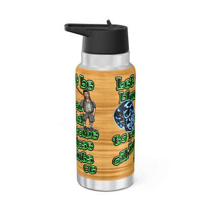 og - Gator Tumbler, 32oz  (butterscotch wood finish)
