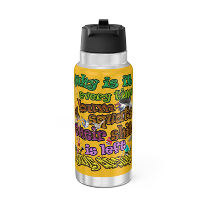 the bum's shit - Gator Tumbler, 32oz (yellow)