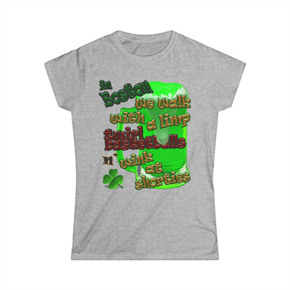 celtics logo - Women's Softstyle Tee