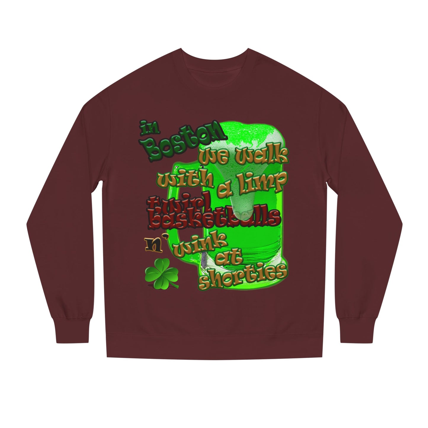 celtics logo - Unisex Crew Neck Sweatshirt