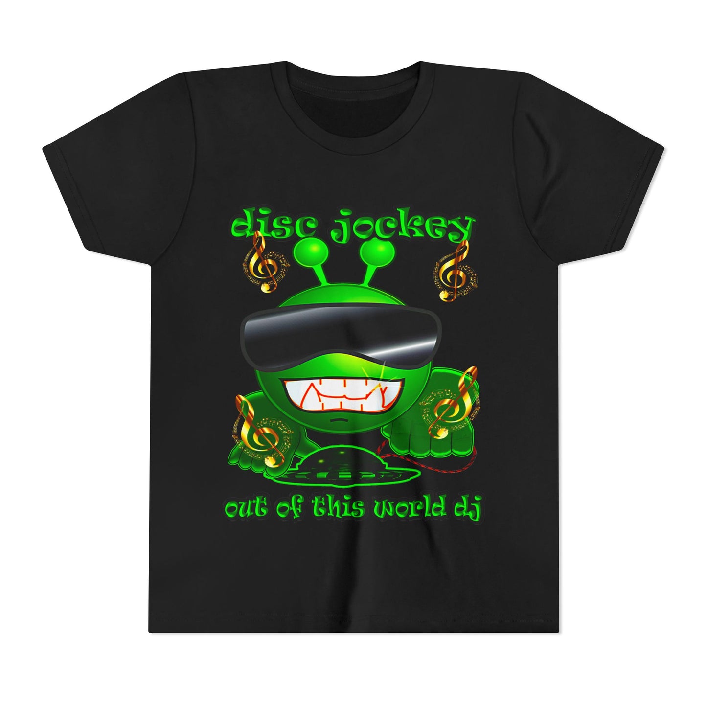 disc jockey - Youth Short Sleeve Tee