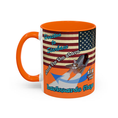 shoot for the stars - Accent Mug (crusta)