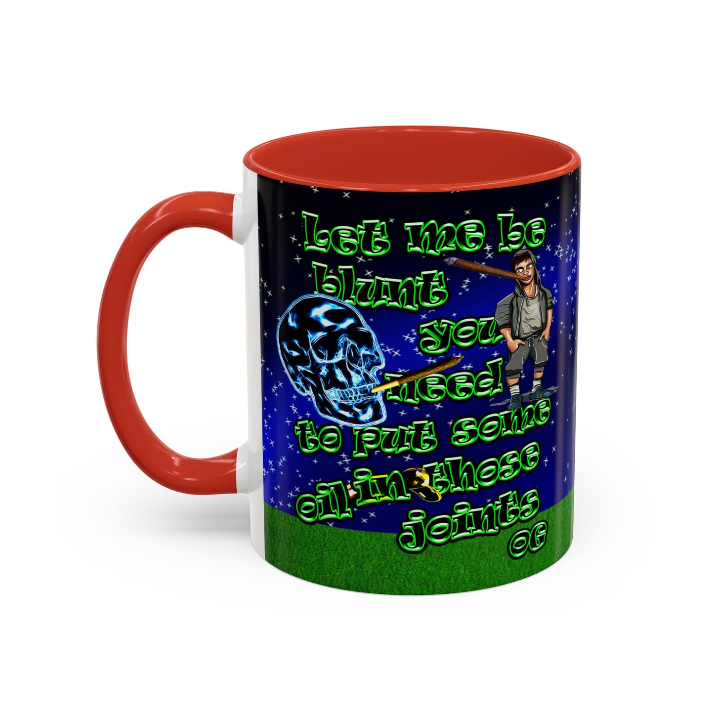 og - Accent Mug ('snoops' background)