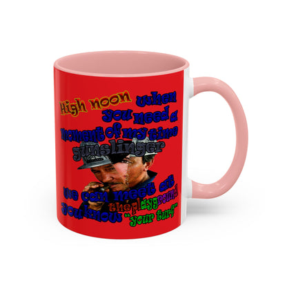 high noon - Accent Mug (red)