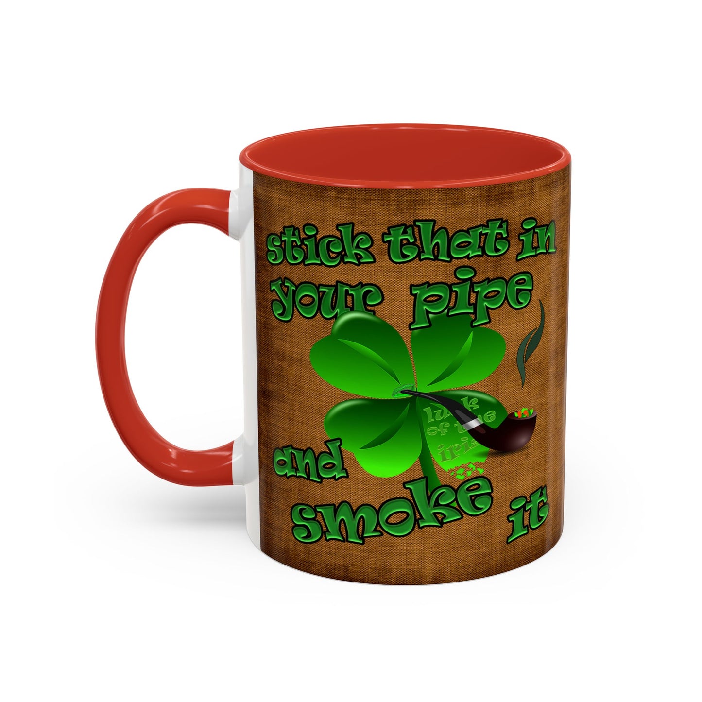 celtics logo - Accent Mug (brown papyrus)