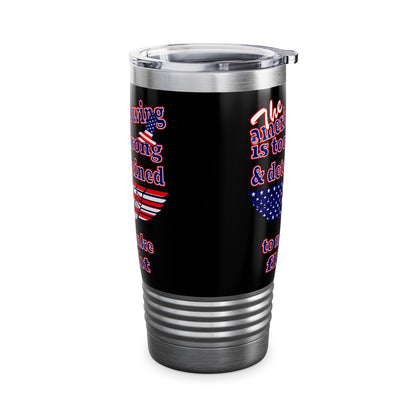 american wing - Ringneck Tumbler, 20oz (black)