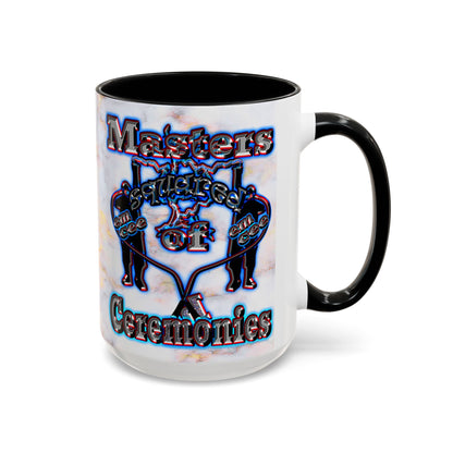 em cee squared - Accent Mug (white marble)