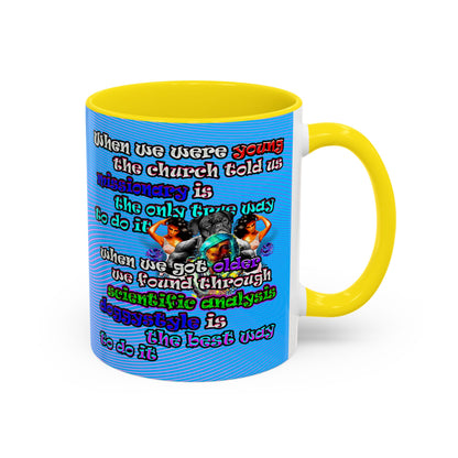doggystyle - Accent Mug (light blue-purple wave)