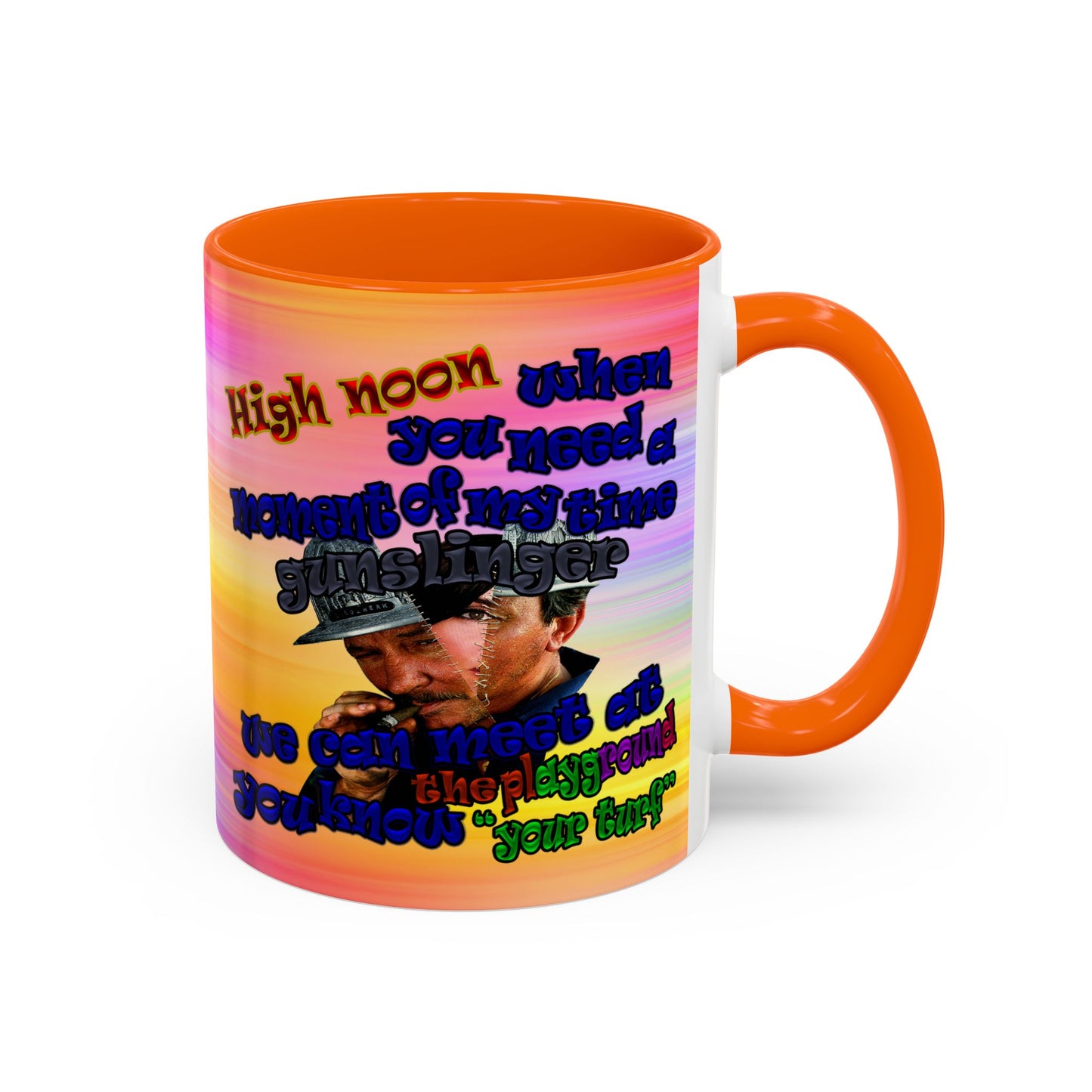 high noon - Accent Mug (color blur)