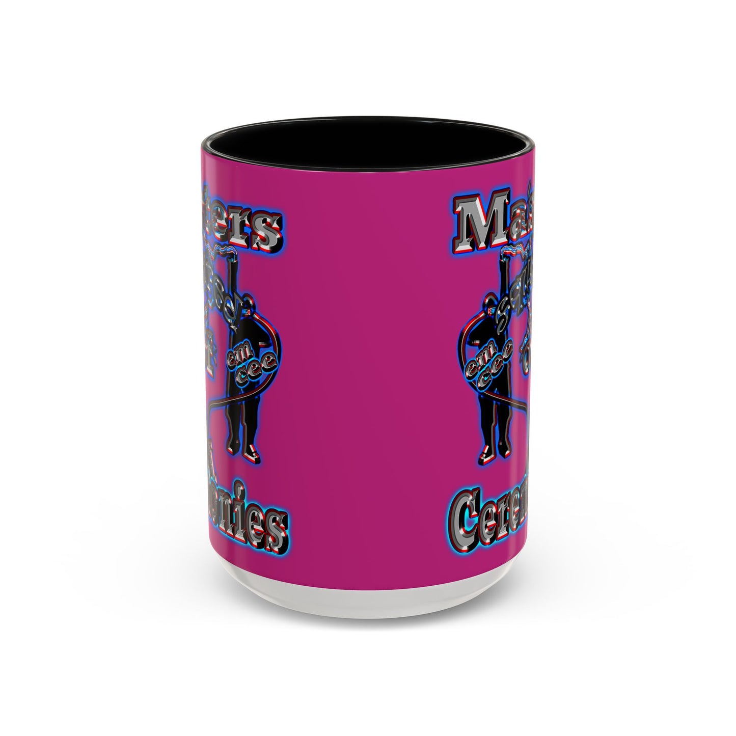 em cee squared - Accent Mug (pink)