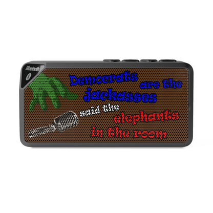 donkeys and elephants - Jabba Bluetooth Speaker (brown)