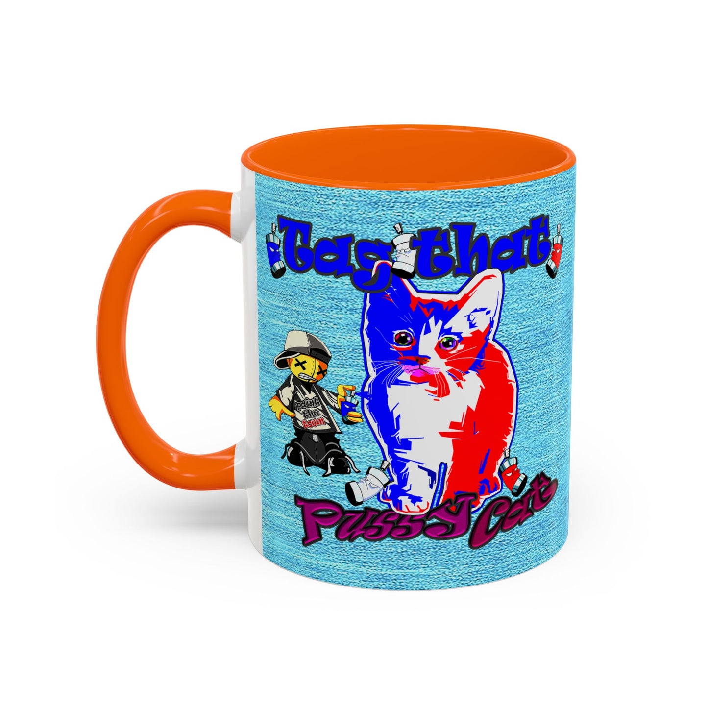 tag that - Accent Mug (faded blue)