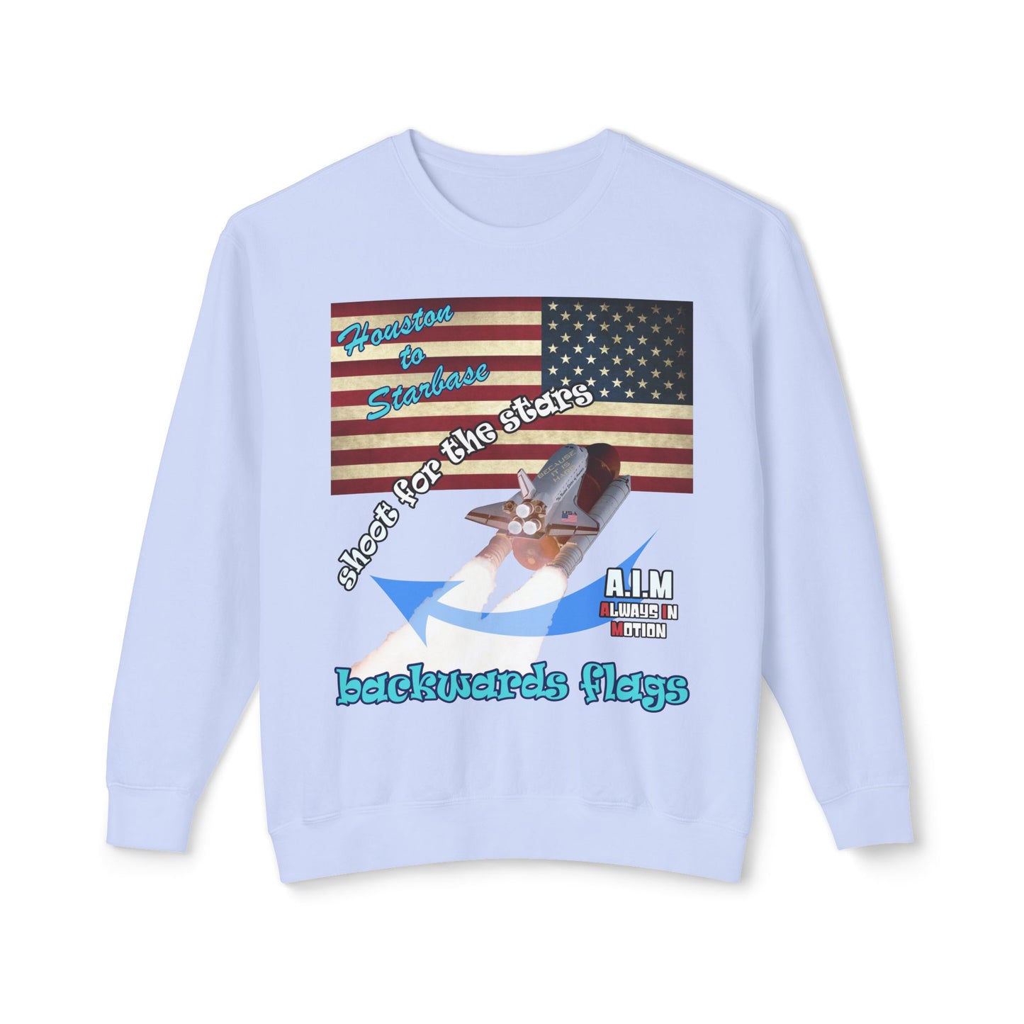 shoot for the stars - Unisex Lightweight Crewneck Sweatshirt