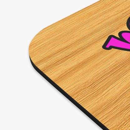 hoes b4 bros - Mouse Pad (Rectangle) (butterscotch wood finish)