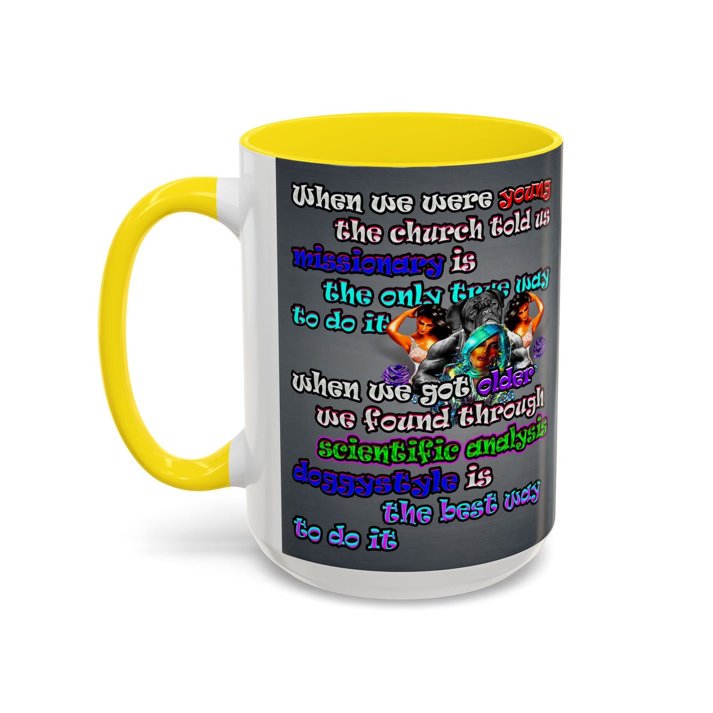 doggystyle - Accent Mug (grey-light grey)