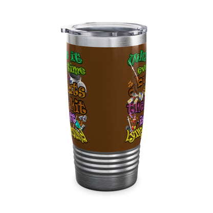 the bum's shit - Ringneck Tumbler, 20oz (brown)