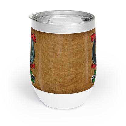 my luck - Chill Wine Tumbler (brown papyrus)