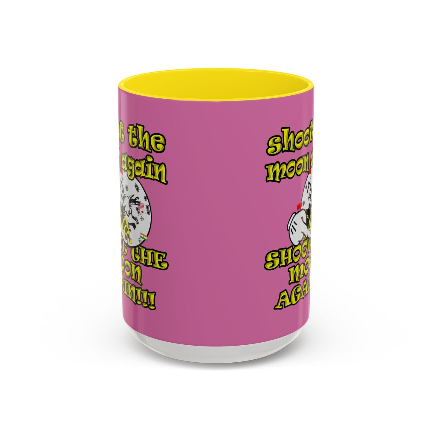 shoot the moon again - Accent Mug (light pink)
