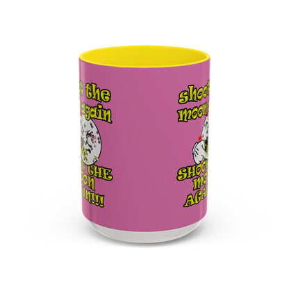 shoot the moon again - Accent Mug (light pink)