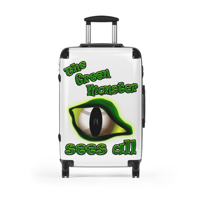green monster - Suitcase (white)
