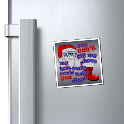 santa's shoes - Magnets - (brushed nickel)