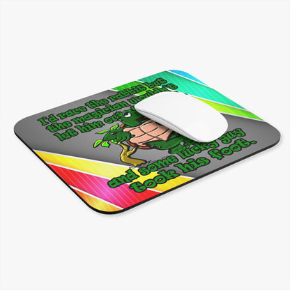 turtle race - Mouse Pad (Rectangle) (rainbow split)