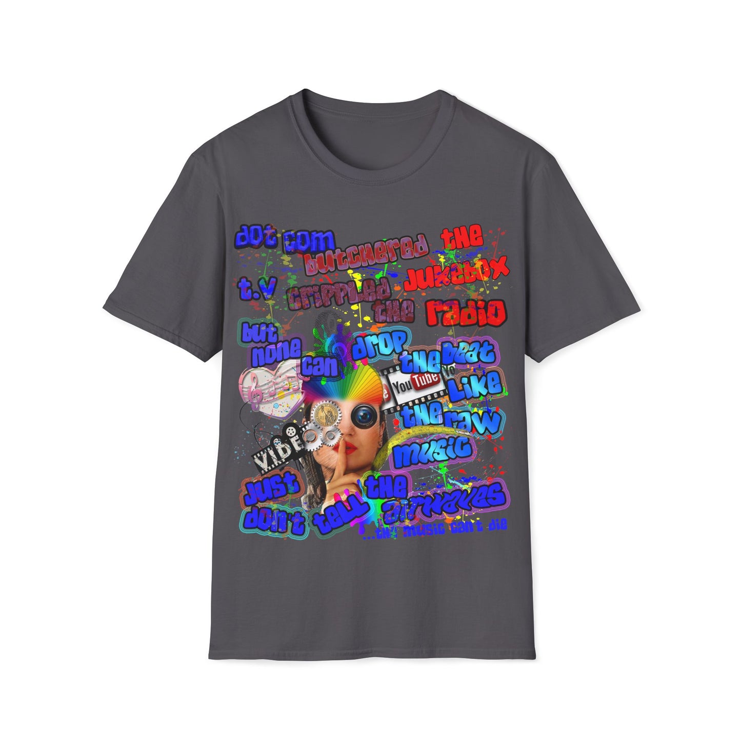 drop the beat - Unisex Softstyle T-Shirt