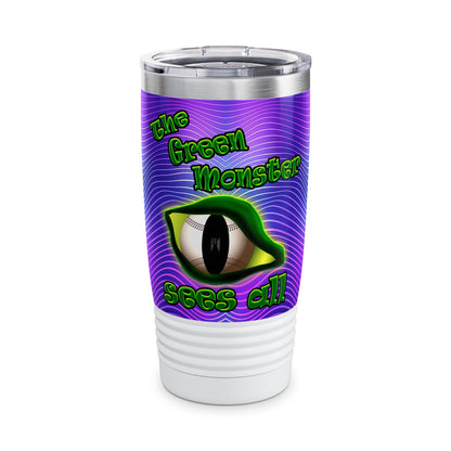 green monster - Ringneck Tumbler, 20oz (purple wave)