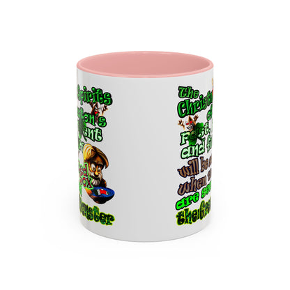 christmas spirits of boston - Accent Mug (white)