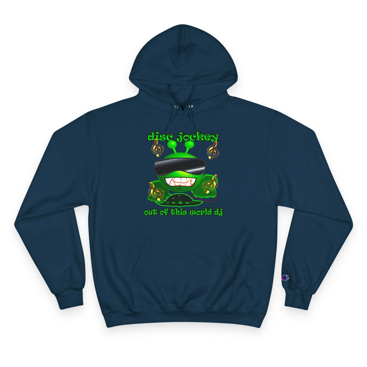 disc jockey - Champion Hoodie