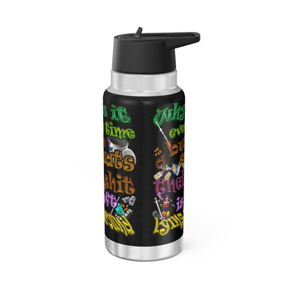 the bum's shit - Gator Tumbler, 32oz (black)