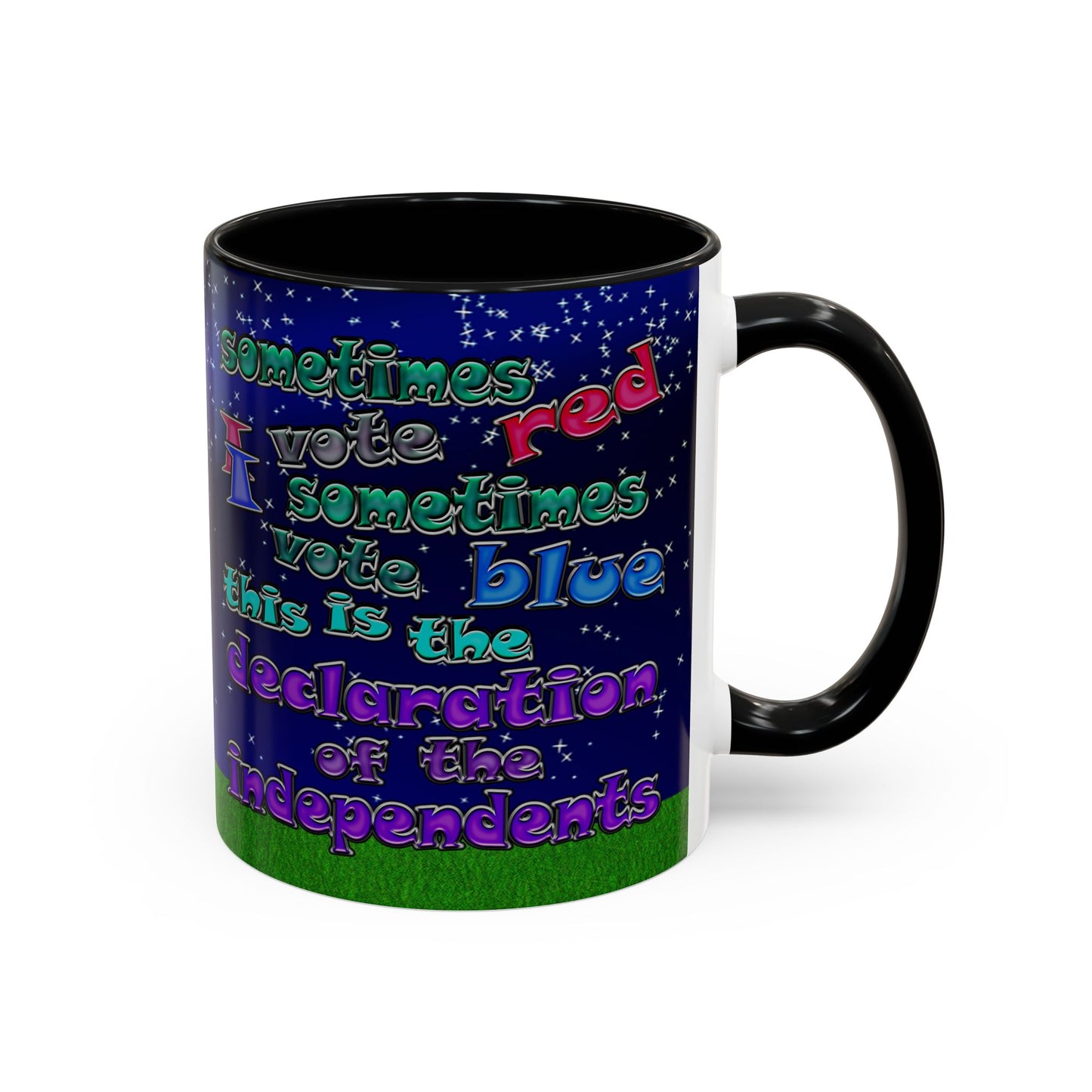 declaration of the independents - Accent Mug ('snoops' background)