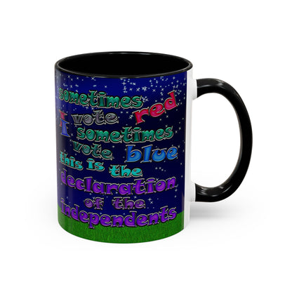 declaration of the independents - Accent Mug ('snoops' background)