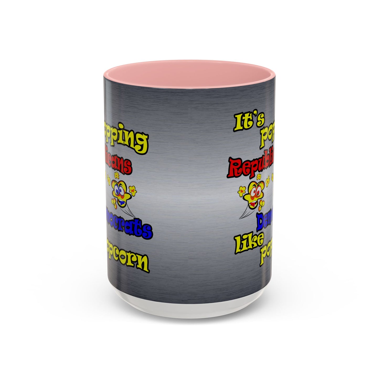 popping like popcorn - Accent Mug (brushed nickel)