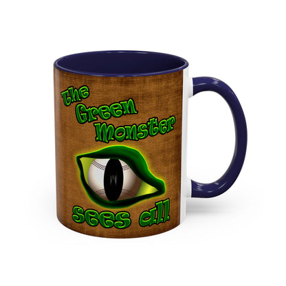 green monster - Accent Mug (brown papyrus)