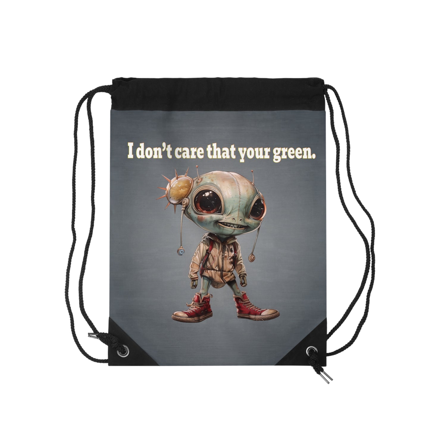 I don't care that your grey - Drawstring Bag (grey-light grey)