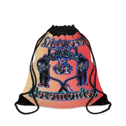 em cee squared - Drawstring Bag (yellow-orange wave)
