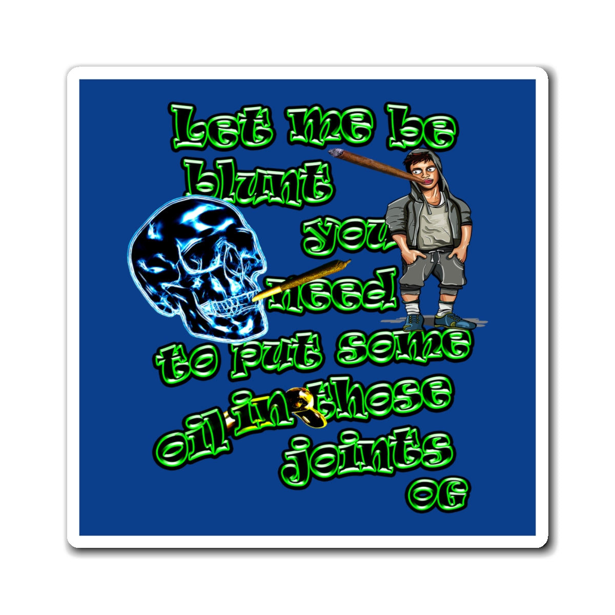 og - Magnets - (dark blue)