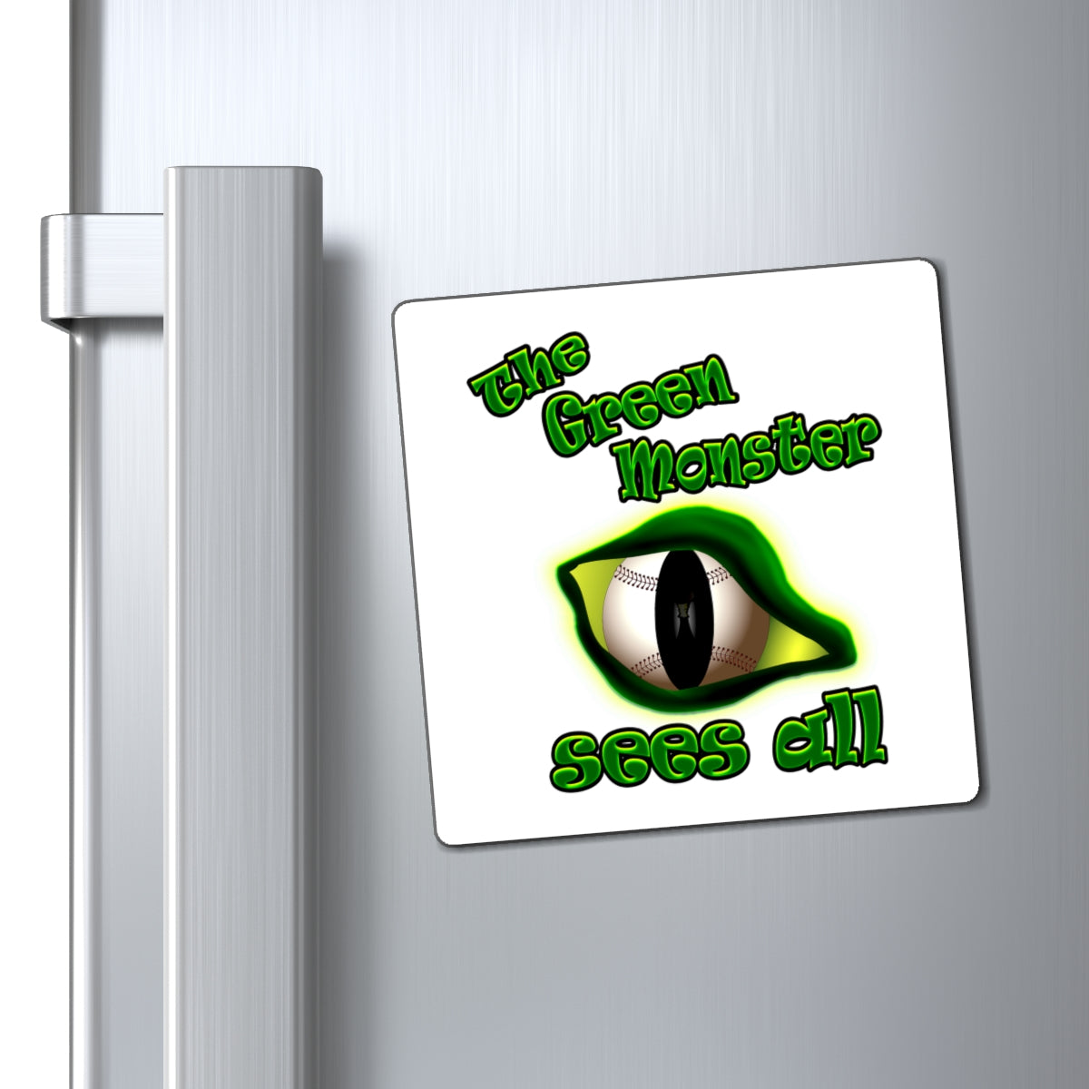 green monster - Magnets - (white)