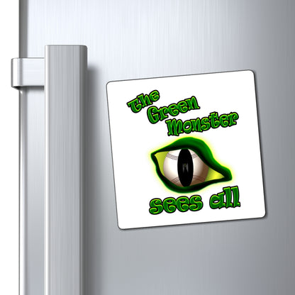 green monster - Magnets - (white)