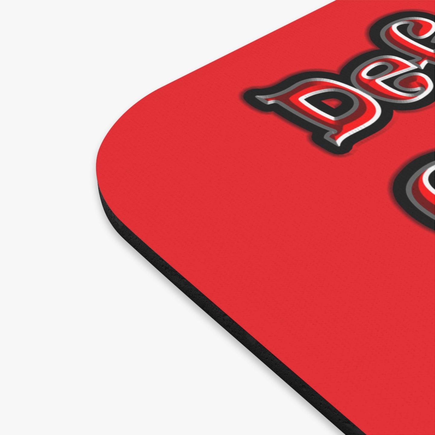 defy conquer reach - Mouse Pad (Rectangle) (red)