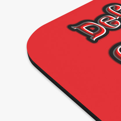 defy conquer reach - Mouse Pad (Rectangle) (red)
