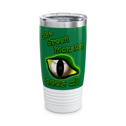 green monster - Ringneck Tumbler, 20oz (dark green)