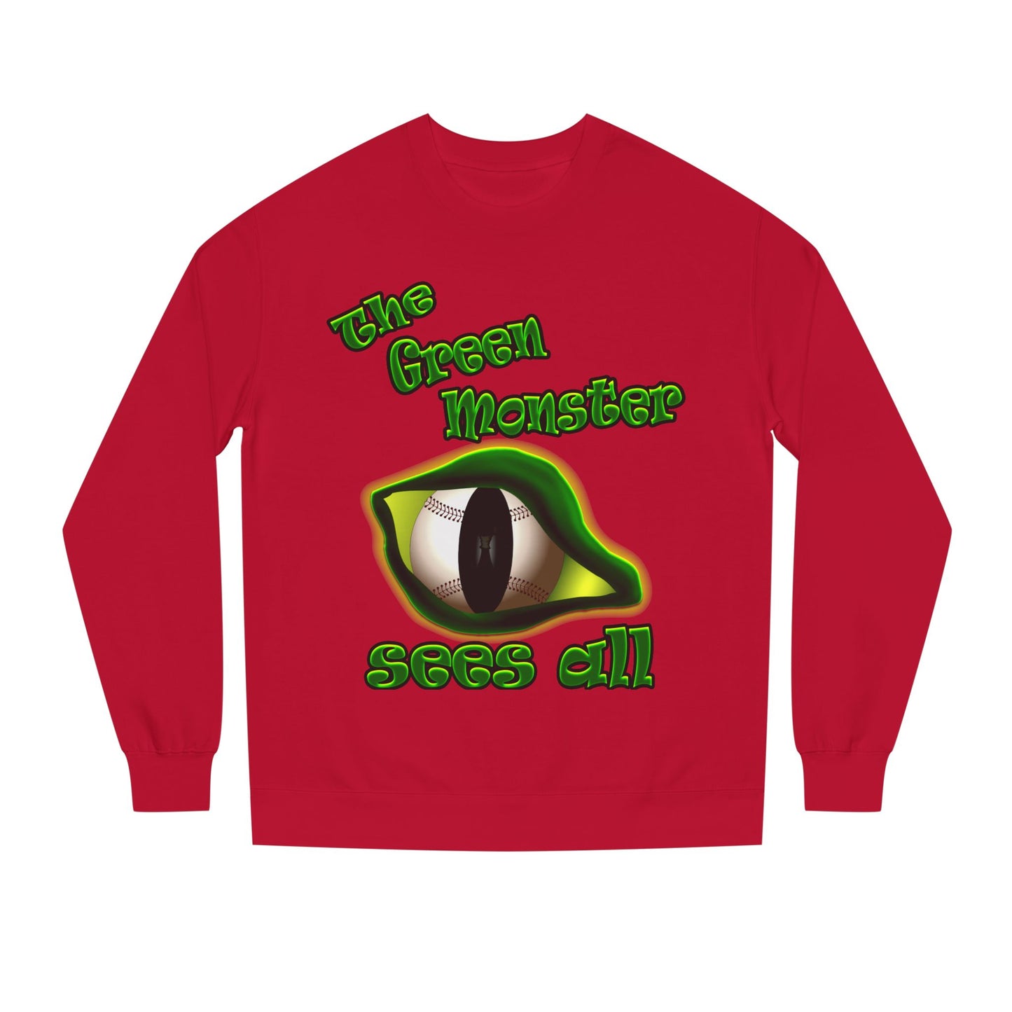 green monster - Unisex Crew Neck Sweatshirt