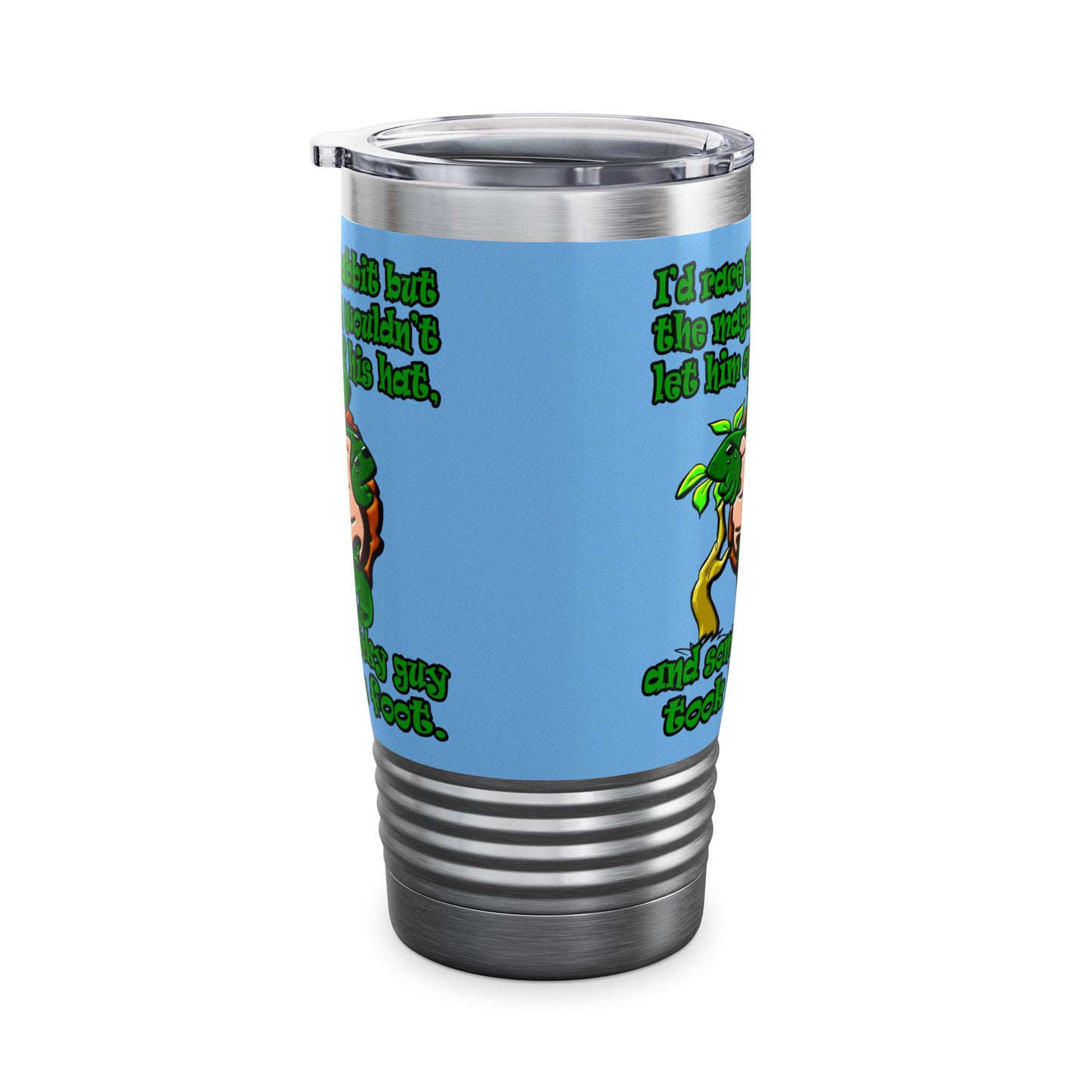 turtle race - Ringneck Tumbler, 20oz (light blue)